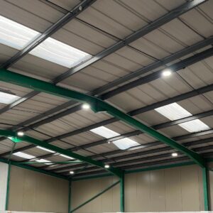 Led lighting installation in lincolsnhire